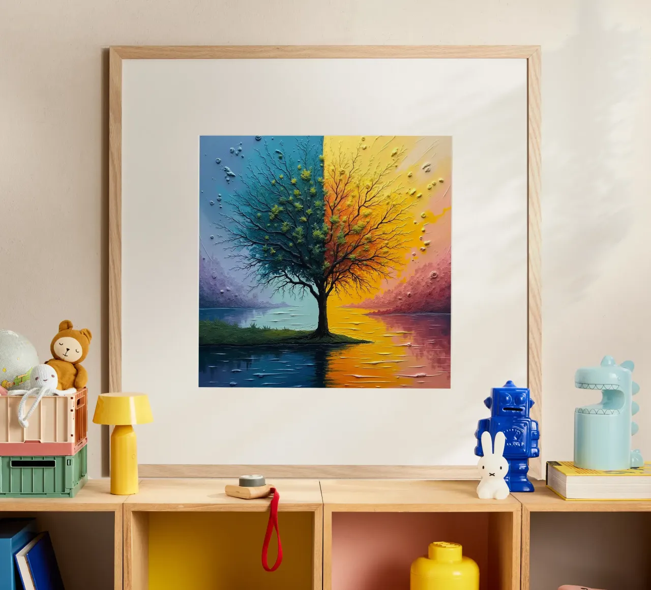 Tree, two-coloured_1 hahnemühle by Farb- und Blütenzauber by LK