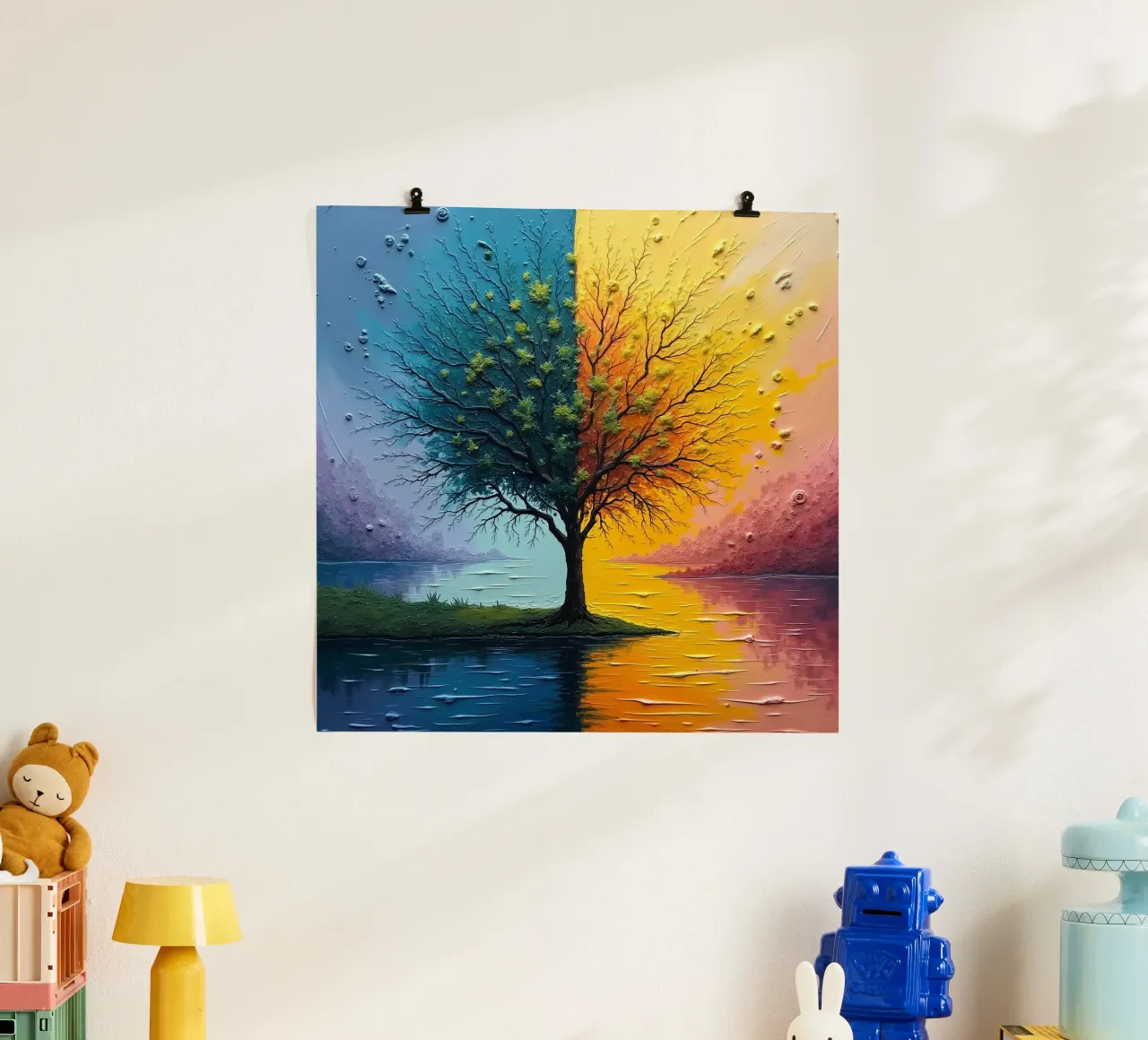 Tree, two-coloured_1 hahnemühle by Farb- und Blütenzauber by LK