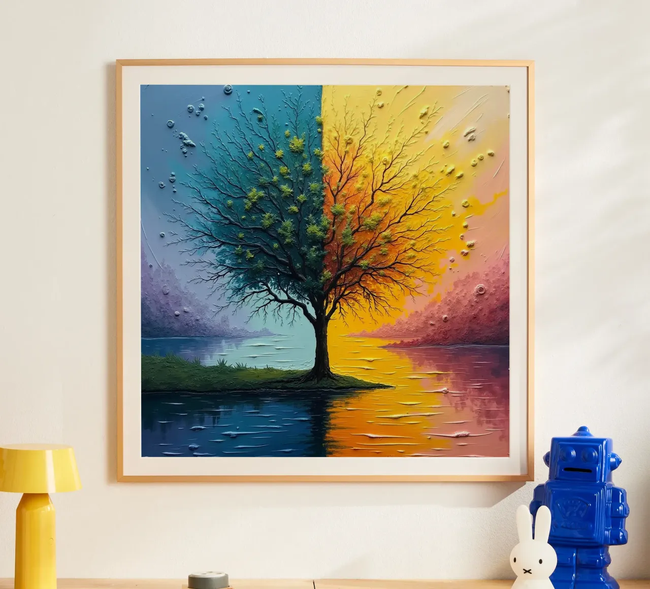 Tree, two-coloured_1 hahnemühle by Farb- und Blütenzauber by LK