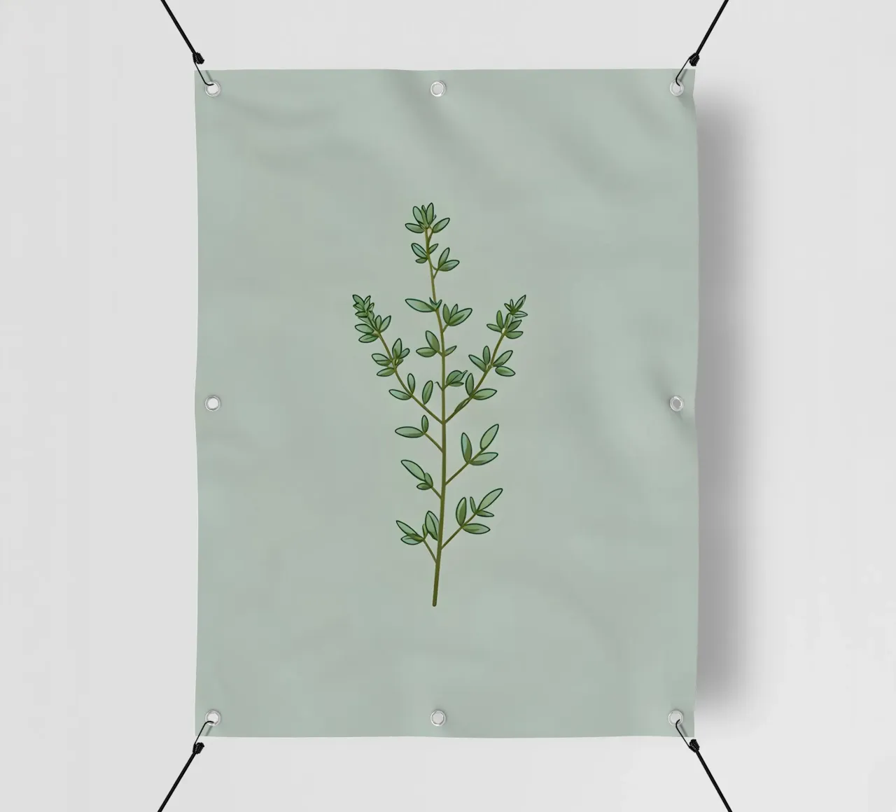 Ramo del timo telo in pvc da Botanical Gallery