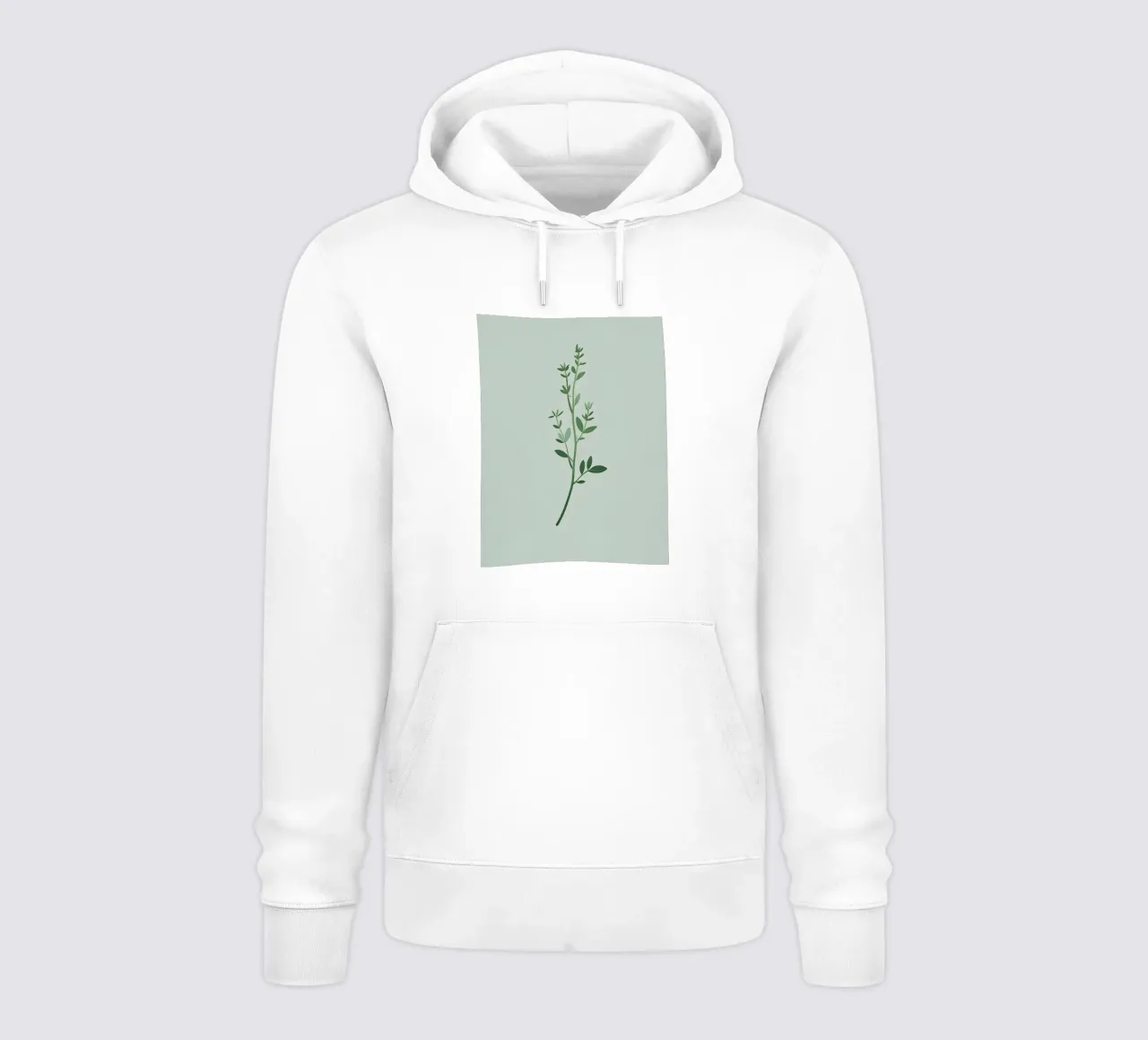 Ramo del timo felpa con cappuccio da Botanical Gallery