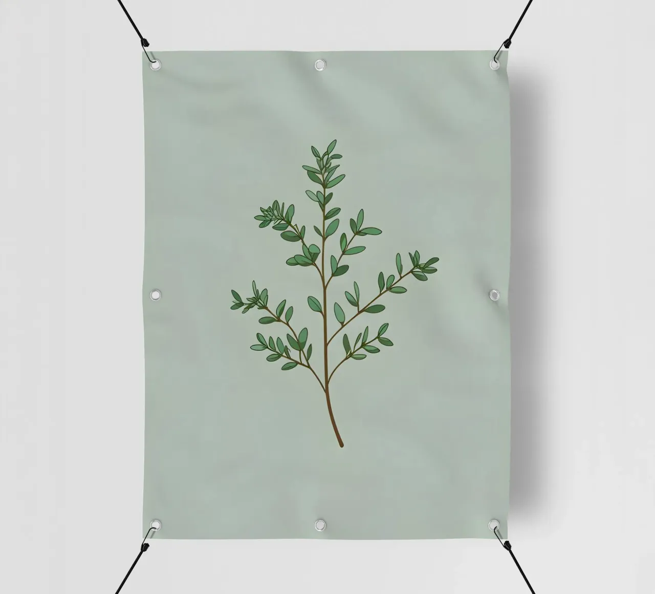 Ramo del timo telo in pvc da Botanical Gallery