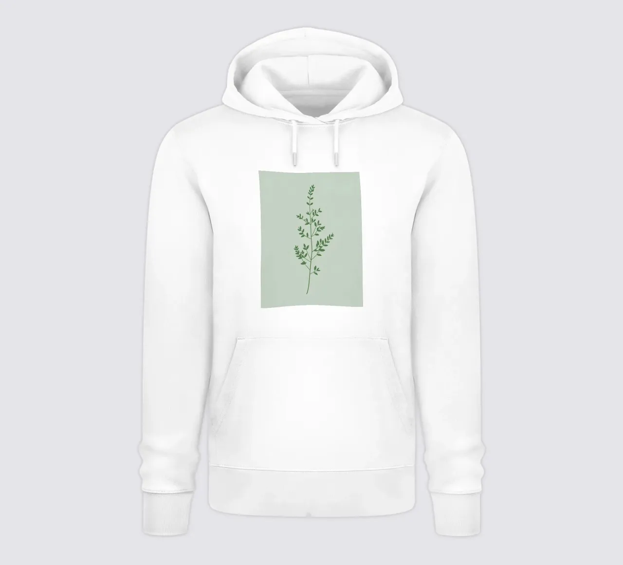 Ramo del timo felpa con cappuccio da Botanical Gallery