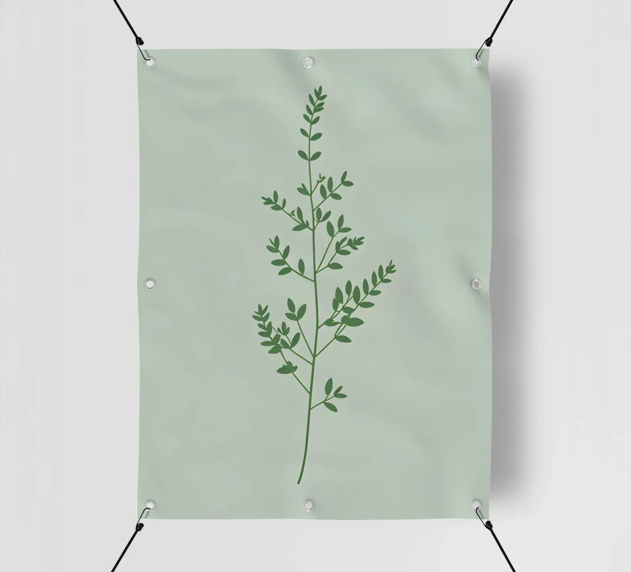 Ramo del timo telo in pvc da Botanical Gallery