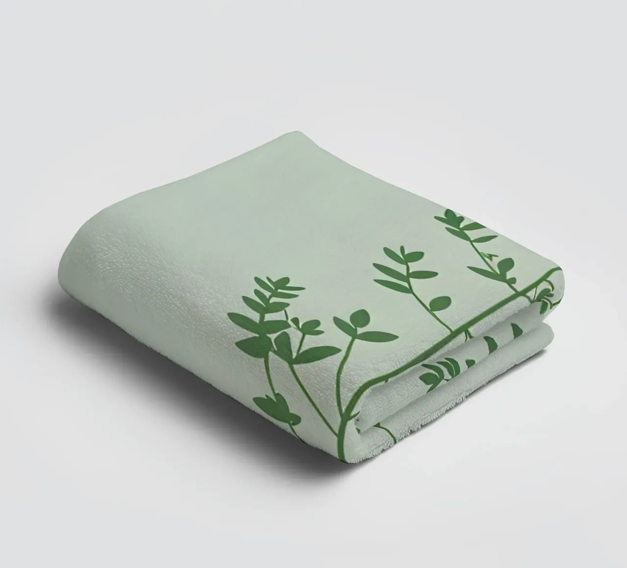 Thymianzweig Handtuch von Botanical Gallery