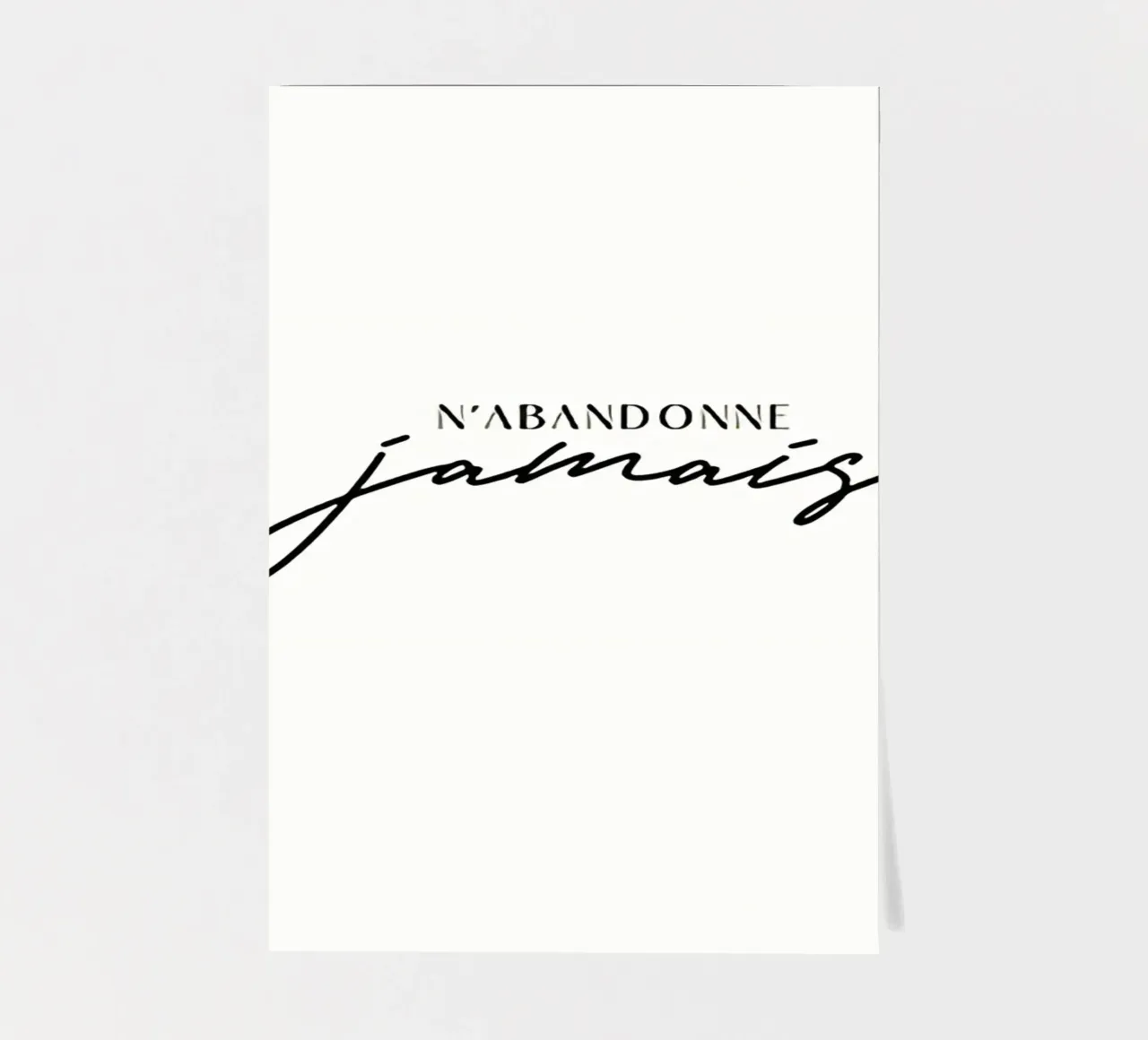 Never sticker sheet by John Sander