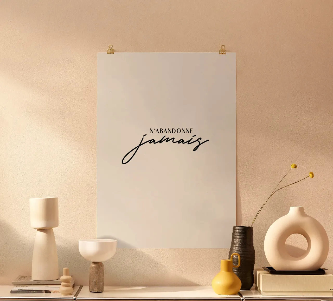 Never poster by John Sander