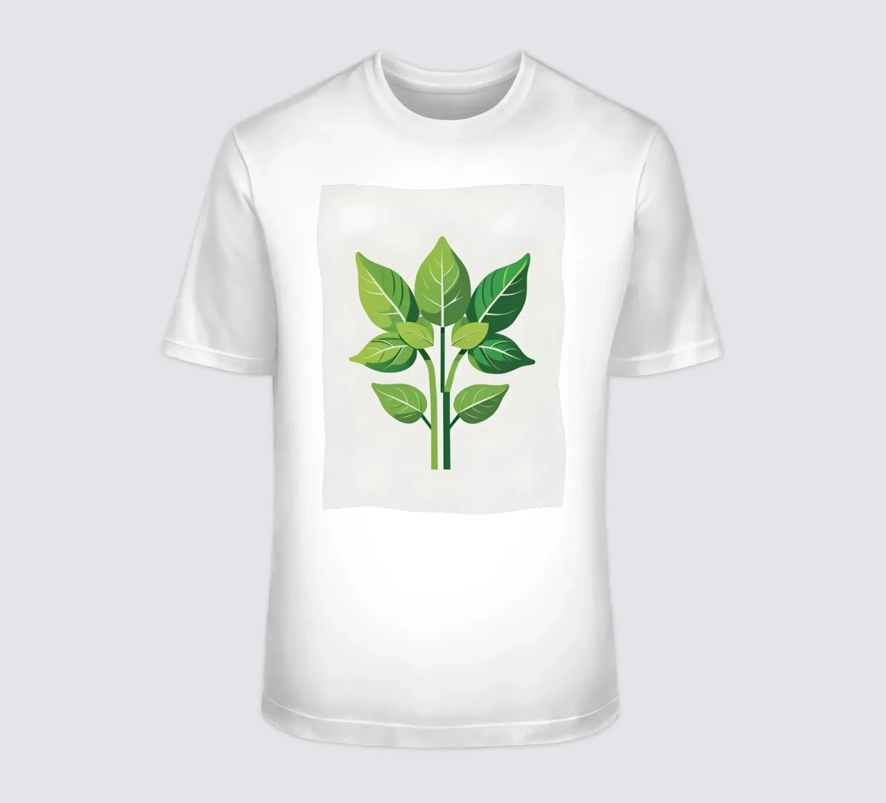 Foglie di basilico t-shirt da Botanical Gallery