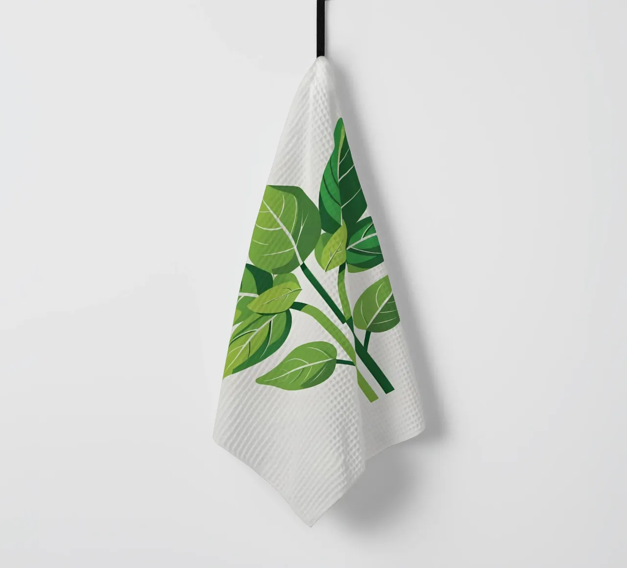 Foglie di basilico canovaccio da cucina da Botanical Gallery
