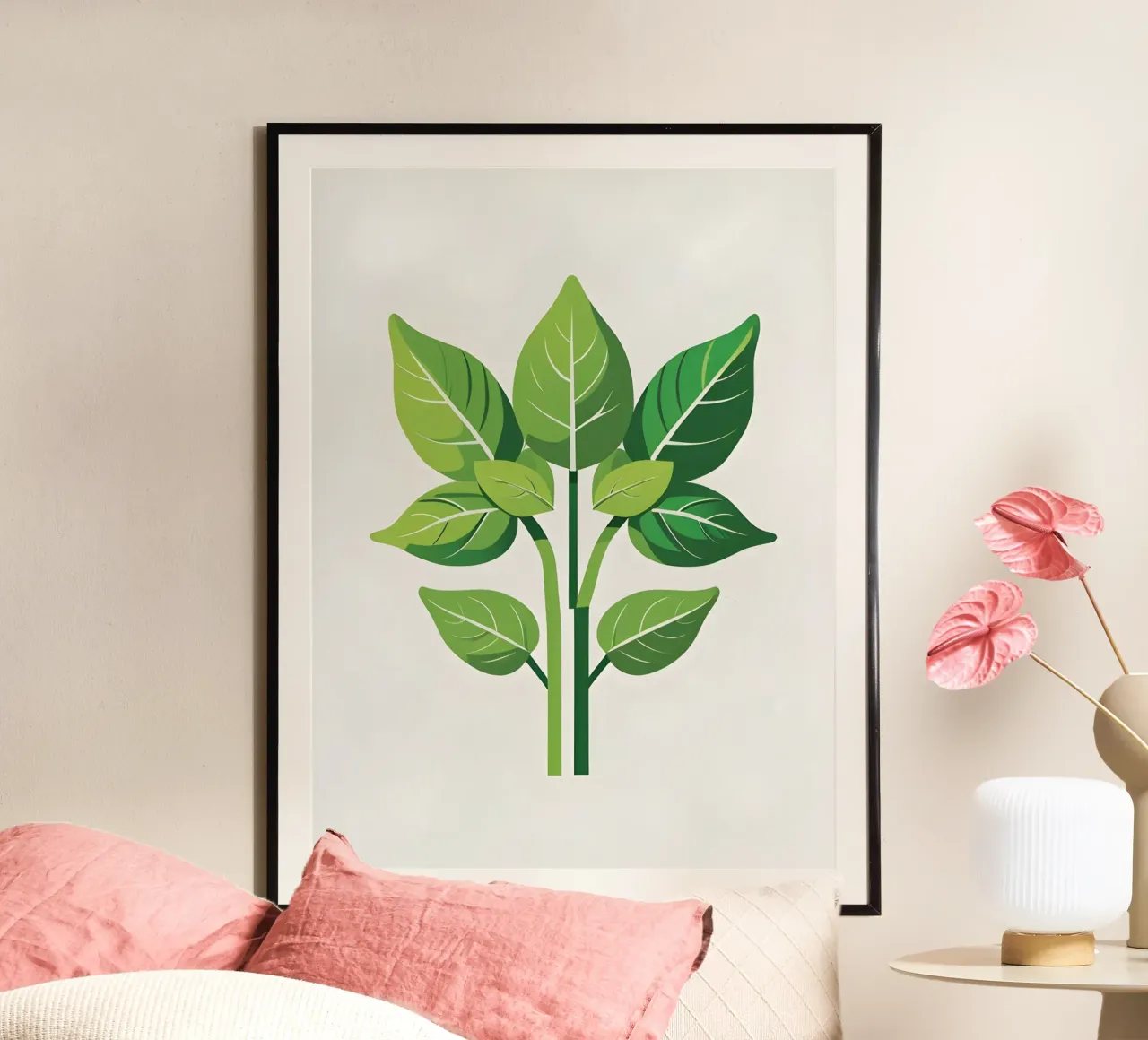 Foglie di basilico carta hahnemühle da Botanical Gallery