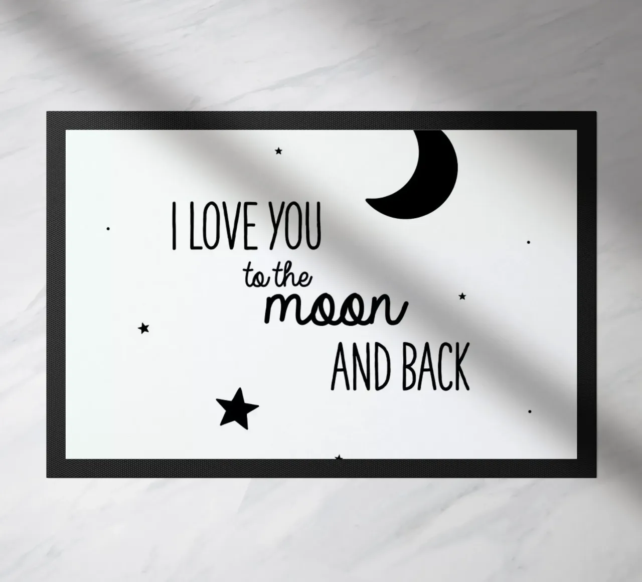 Moon doormat by Evita Witzenhausen