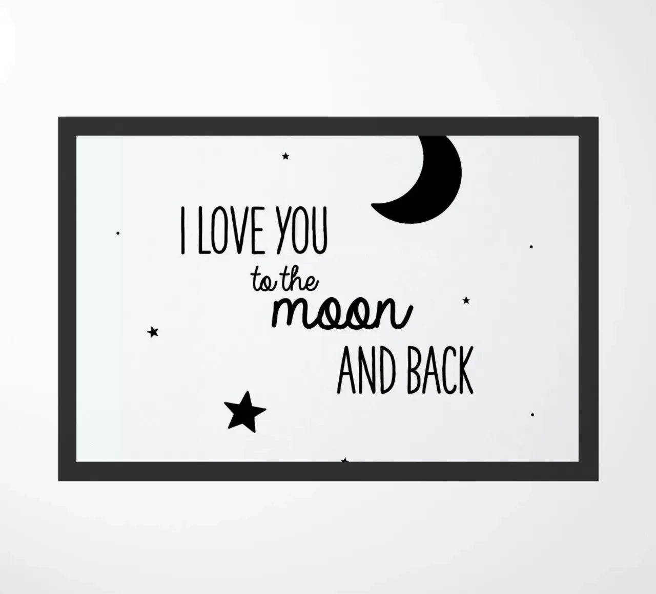 Moon doormat by Evita Witzenhausen