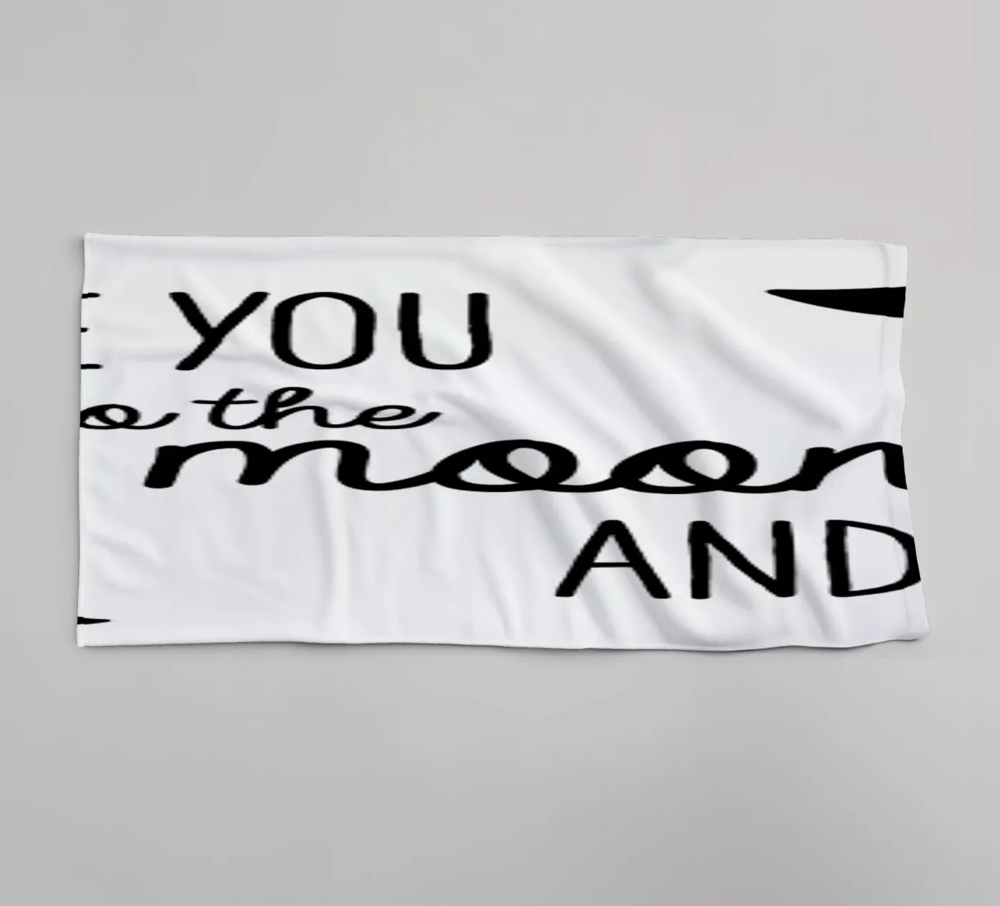 Moon towel by Evita Witzenhausen