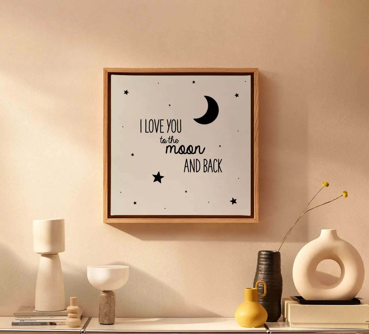 Moon canvas by Evita Witzenhausen