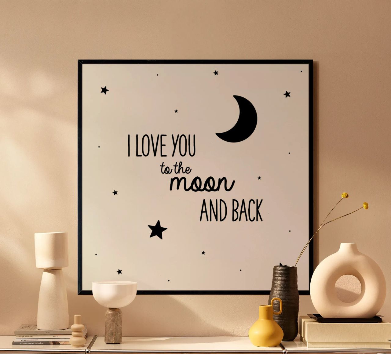Moon poster de Evita Witzenhausen