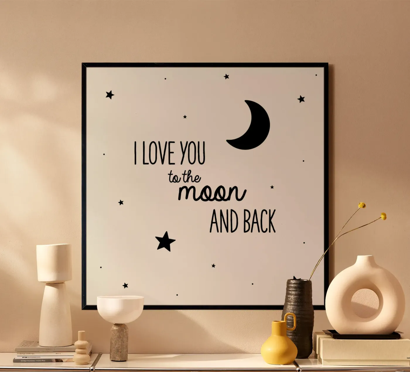 Moon poster van Evita Witzenhausen