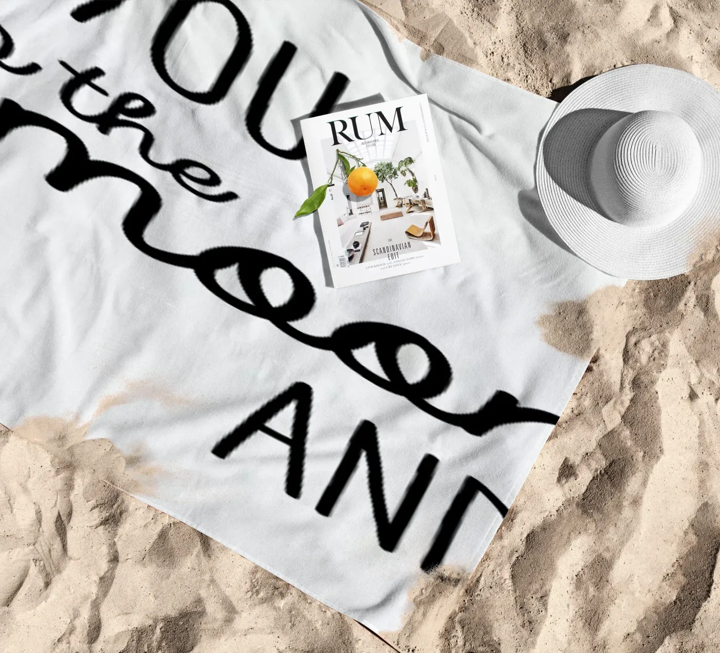 Moon serviette de plage de Evita Witzenhausen