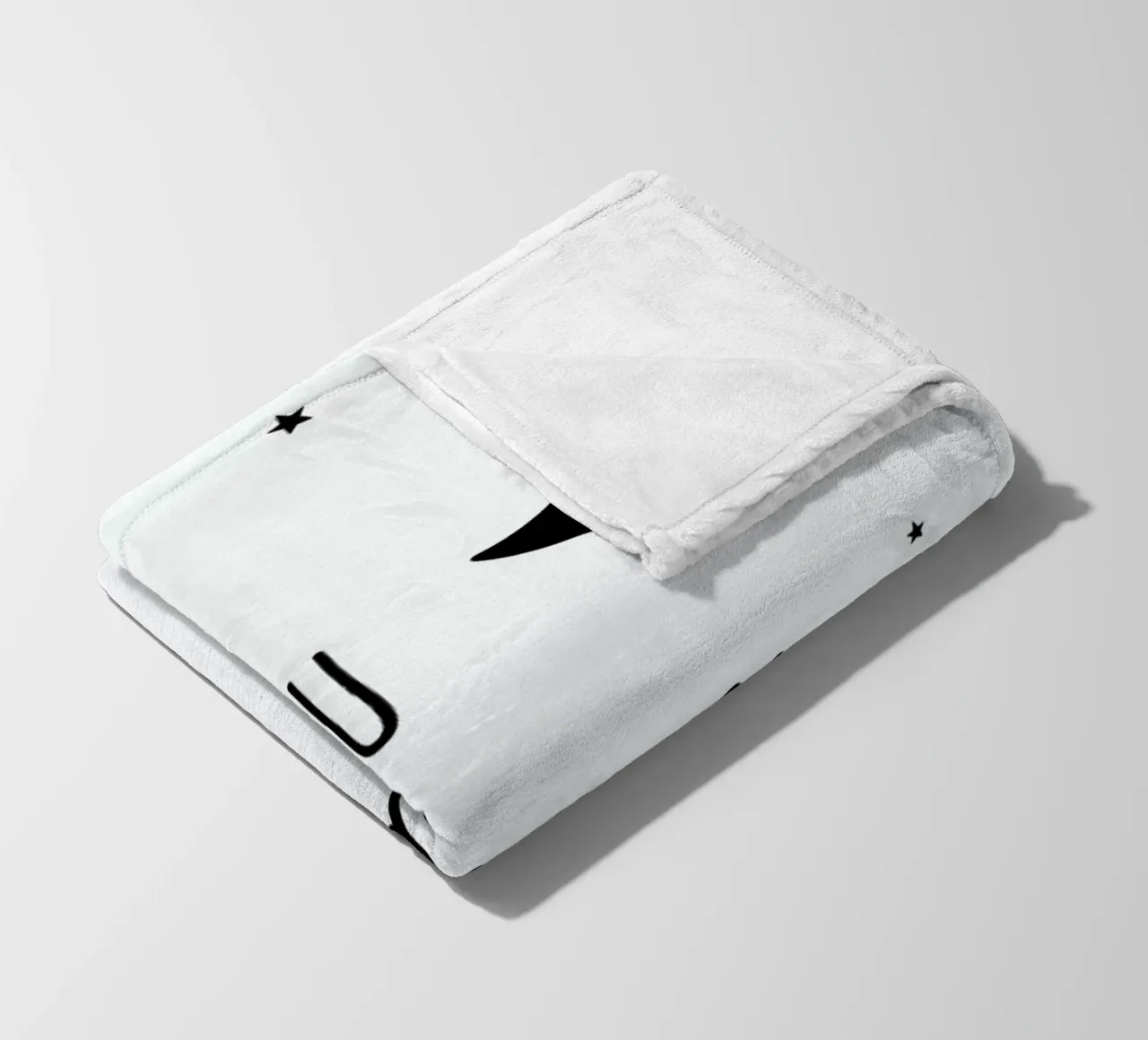 Moon fleece blanket by Evita Witzenhausen