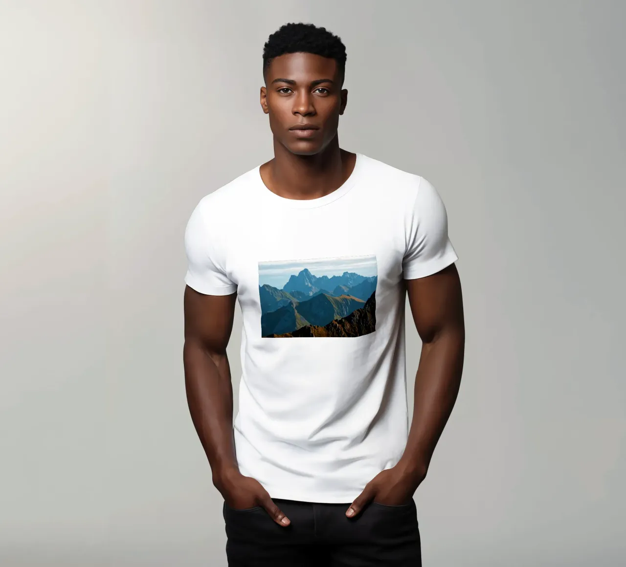 Mountain range t-shirt da Fjöllart