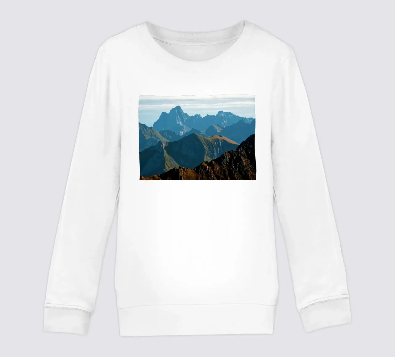 Mountain range felpa bambino da Fjöllart