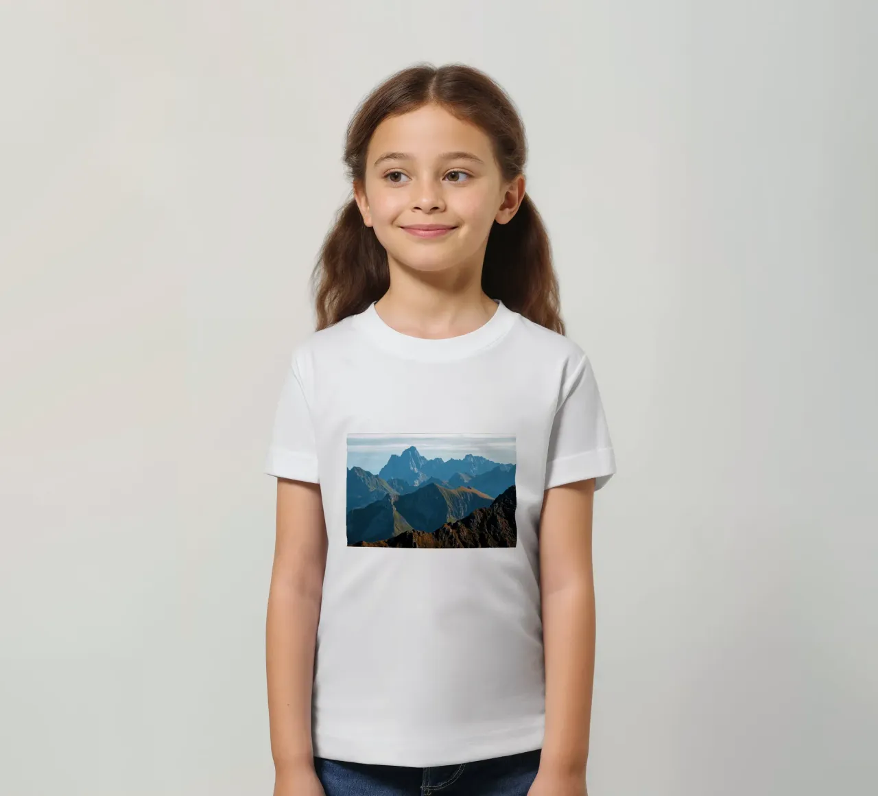 Mountain range t-shirt bambini da Fjöllart