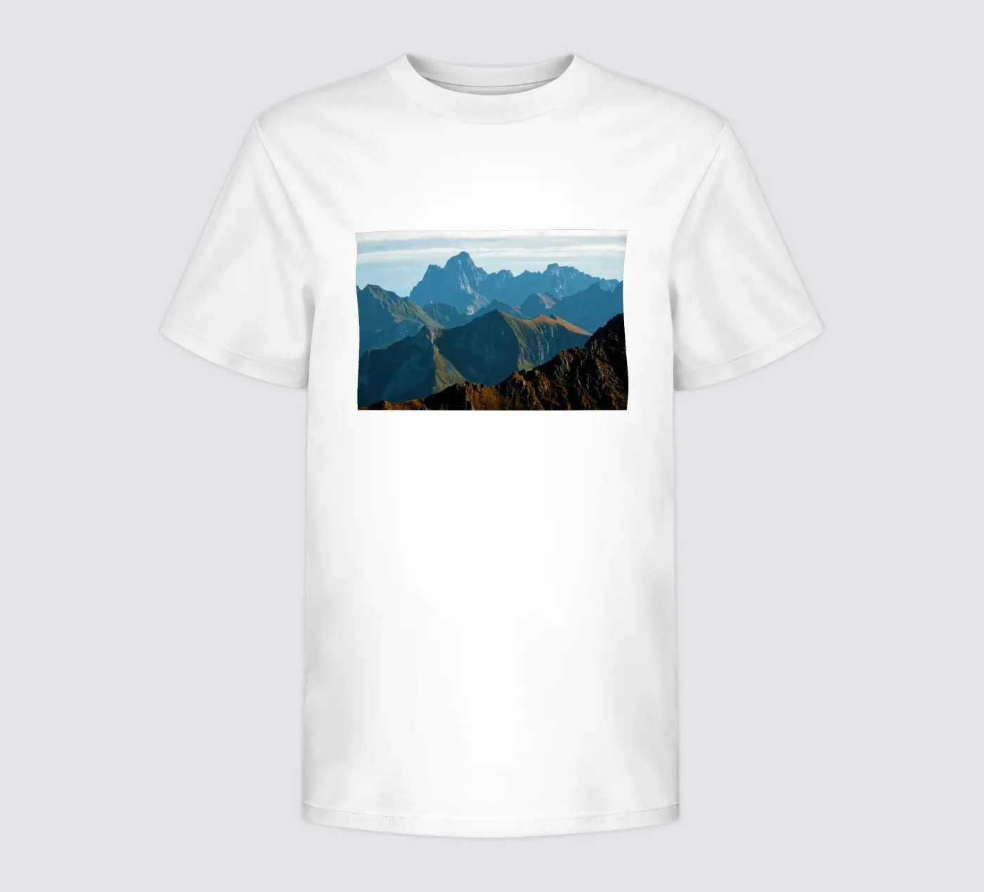 Mountain range kinder t-shirt van Fjöllart