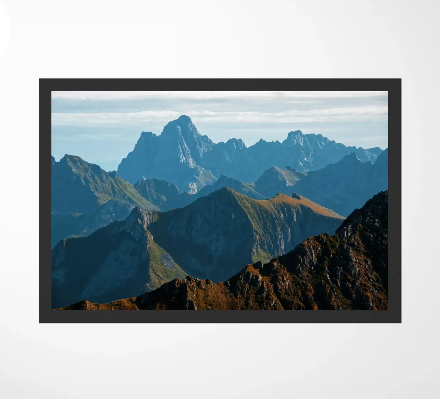 Mountain range Fußmatte von Fjöllart