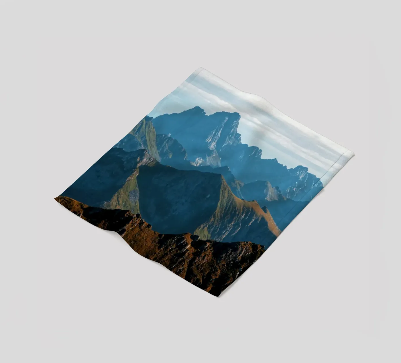 Mountain range fleecedeken van Fjöllart