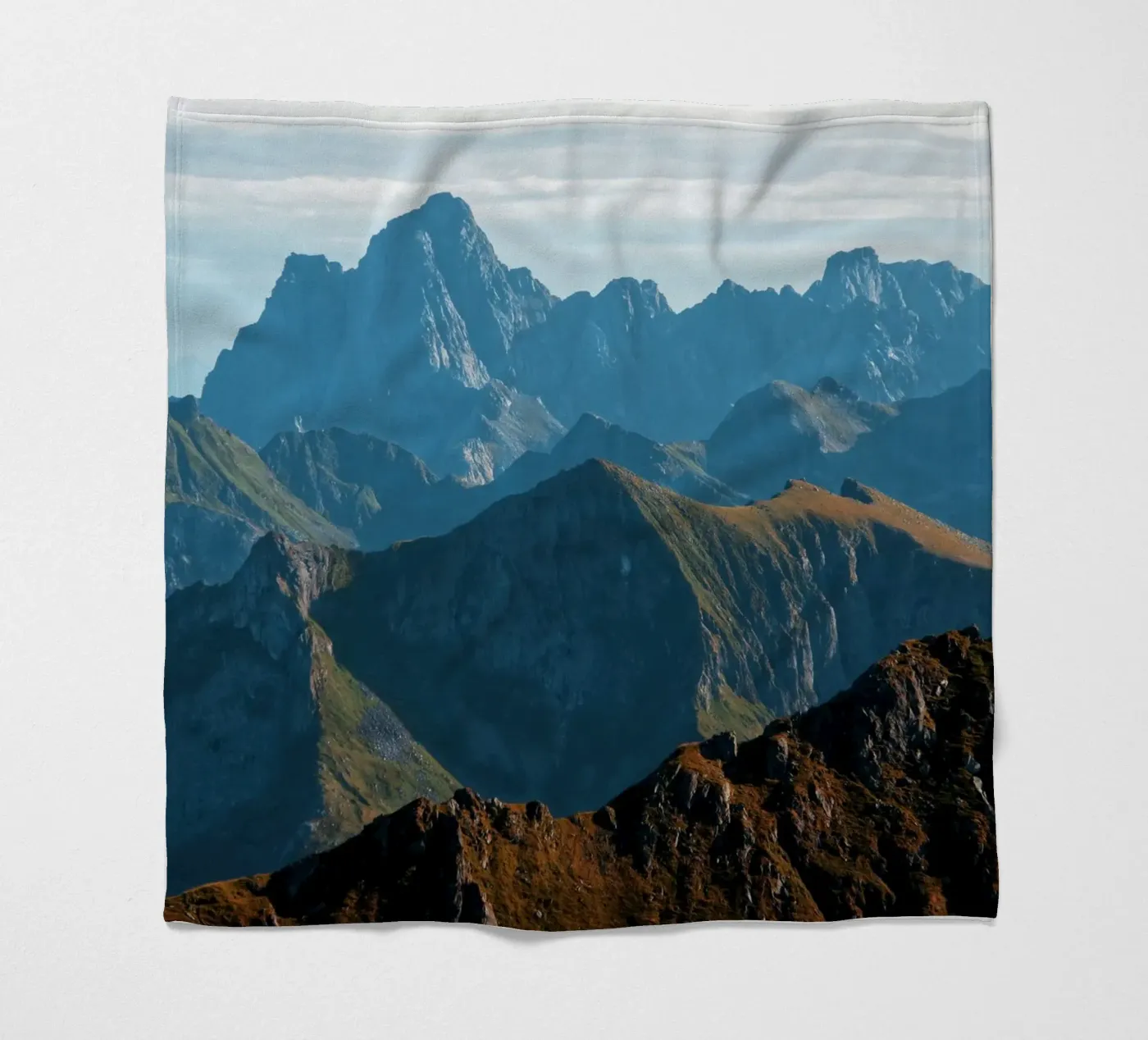 Mountain range fleecedeken van Fjöllart