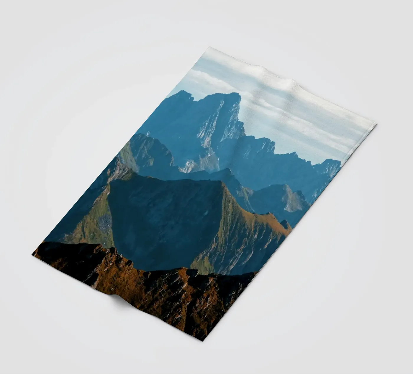 Mountain range fleecedeken van Fjöllart