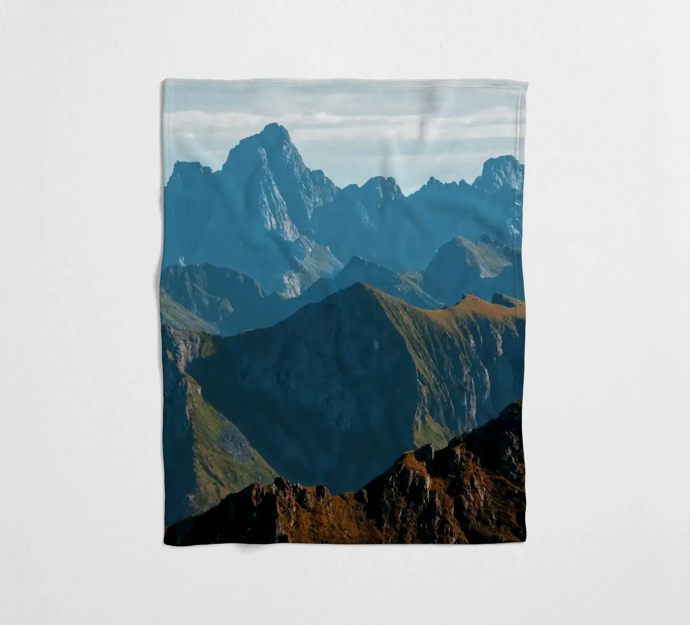 Mountain range fleecedeken van Fjöllart