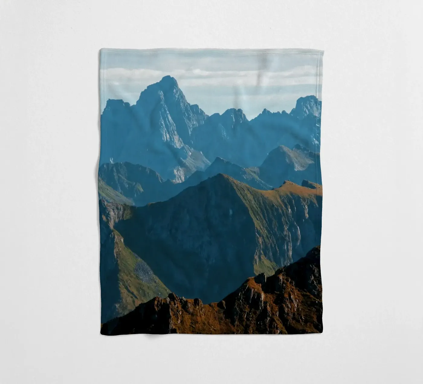 Mountain range Fleecedecke von Fjöllart