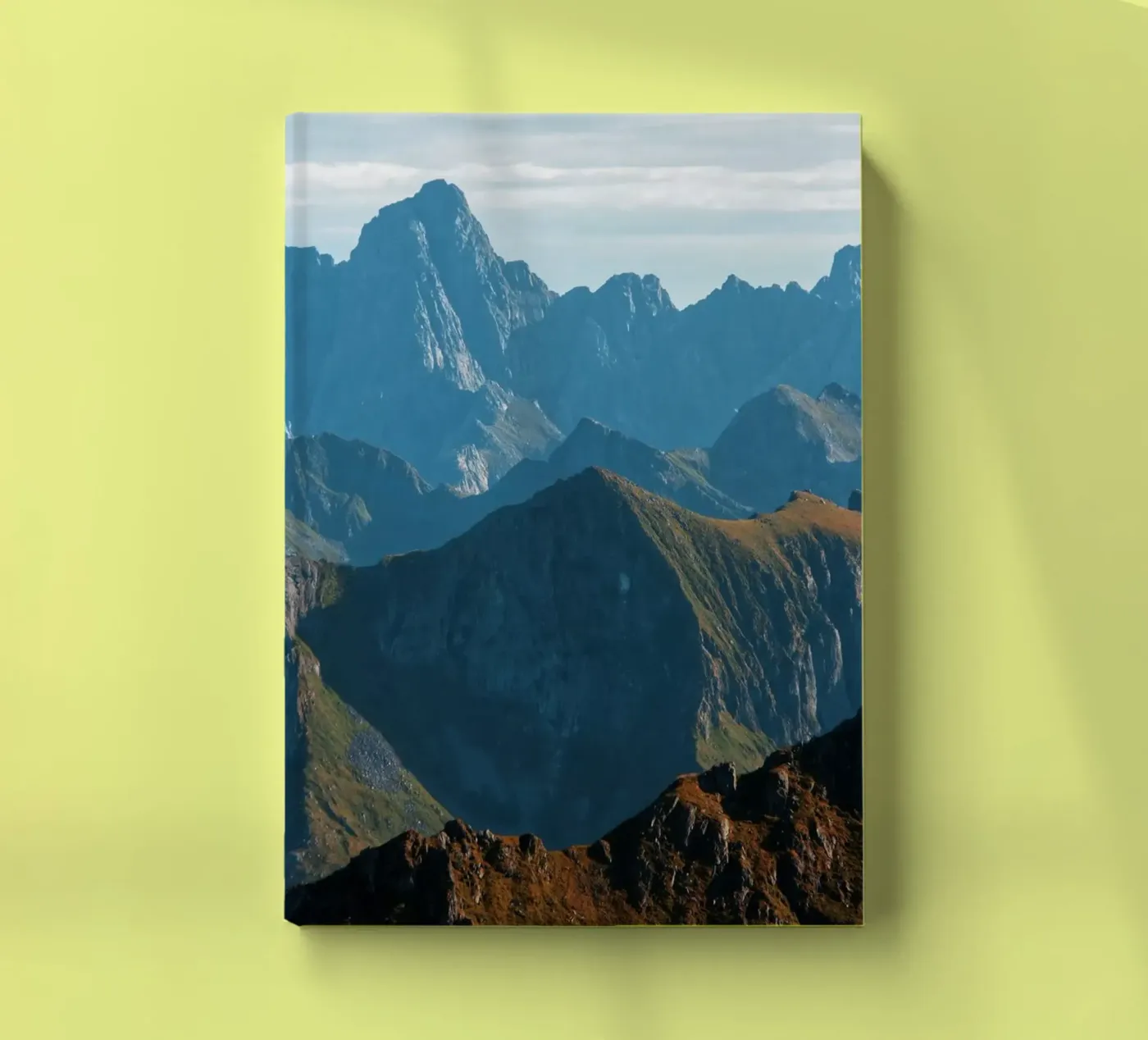 Mountain range notebook by Fjöllart