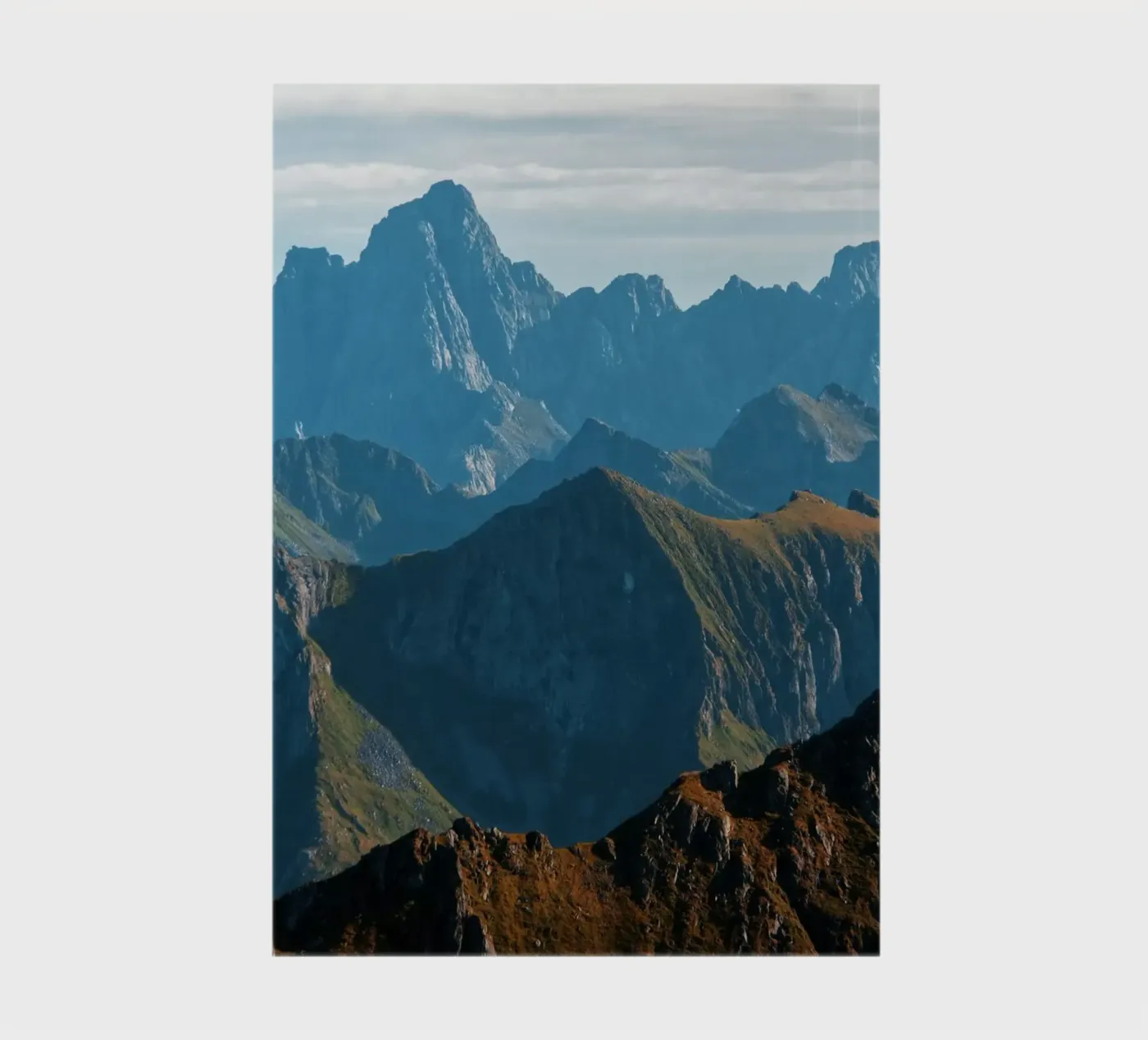 Mountain range notebook by Fjöllart