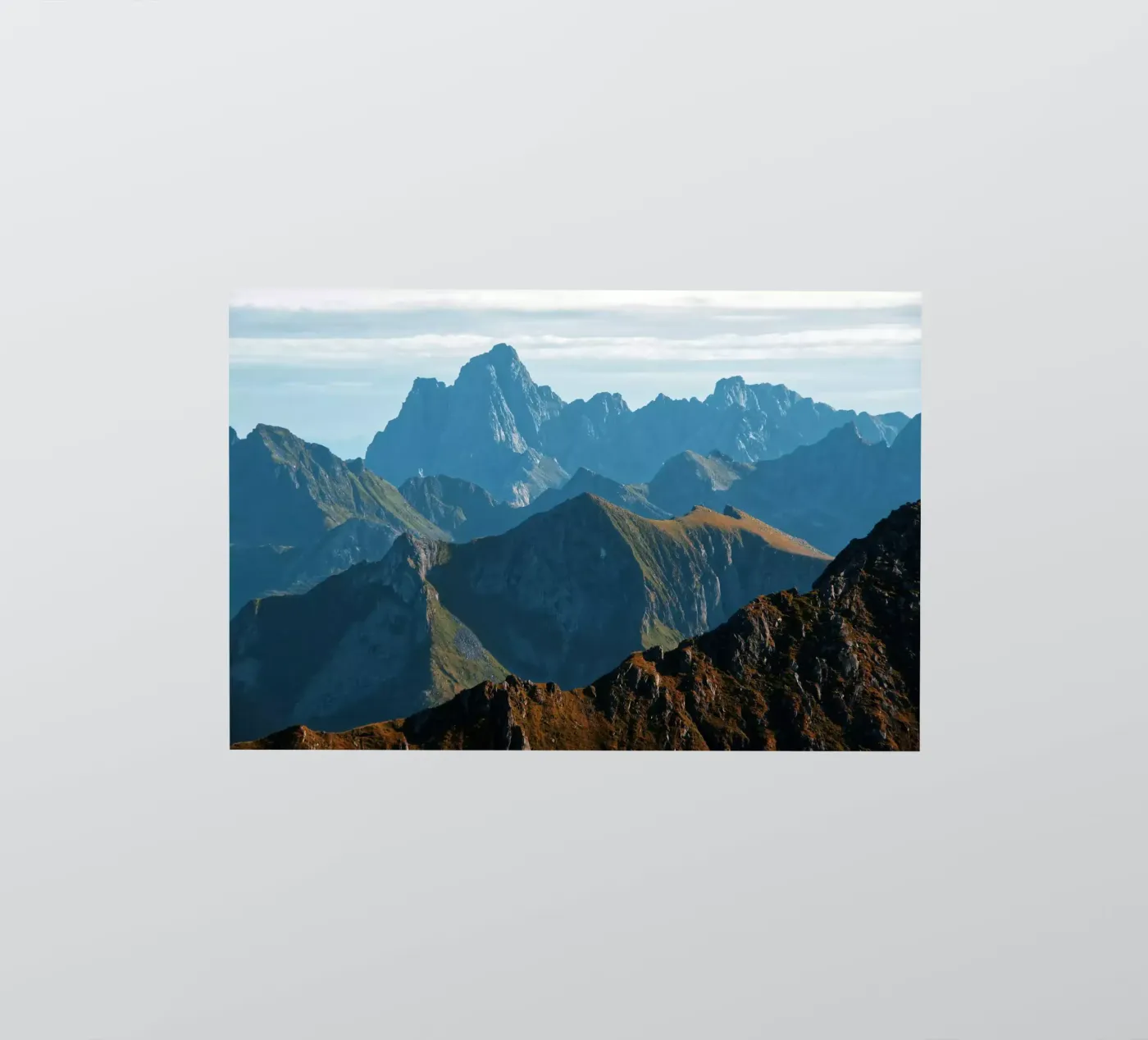Mountain range sticker by Fjöllart