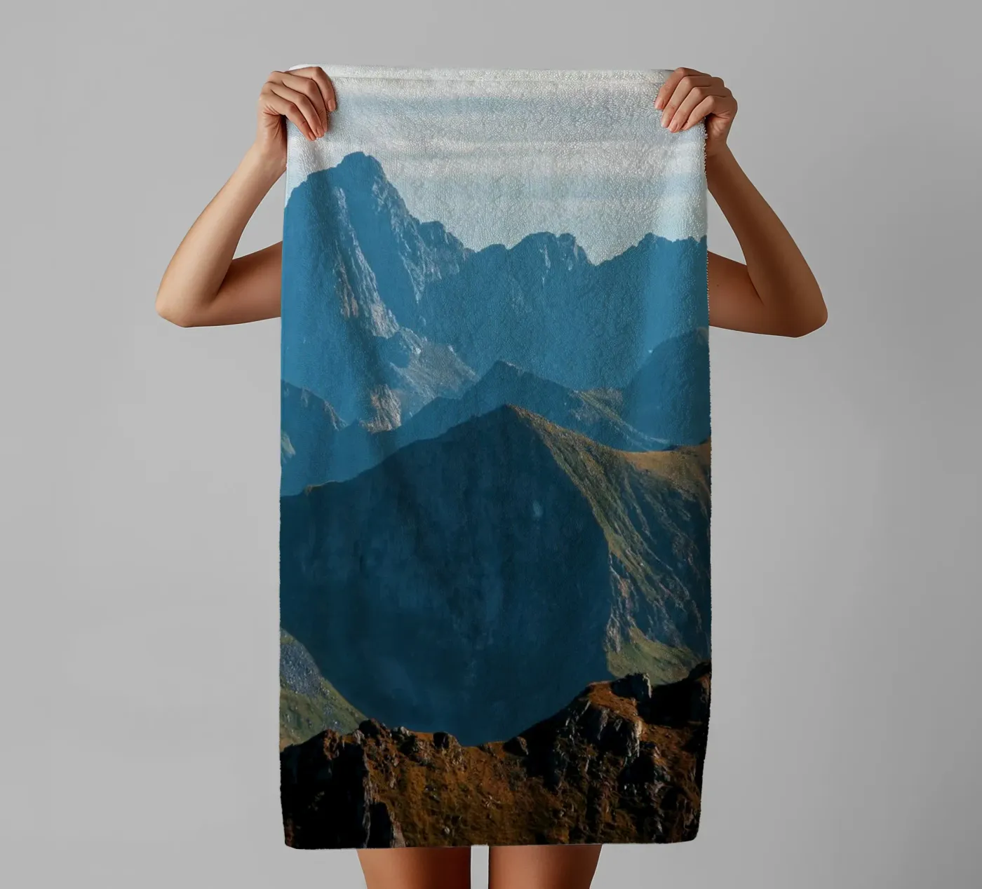 Mountain range badhanddoek van Fjöllart