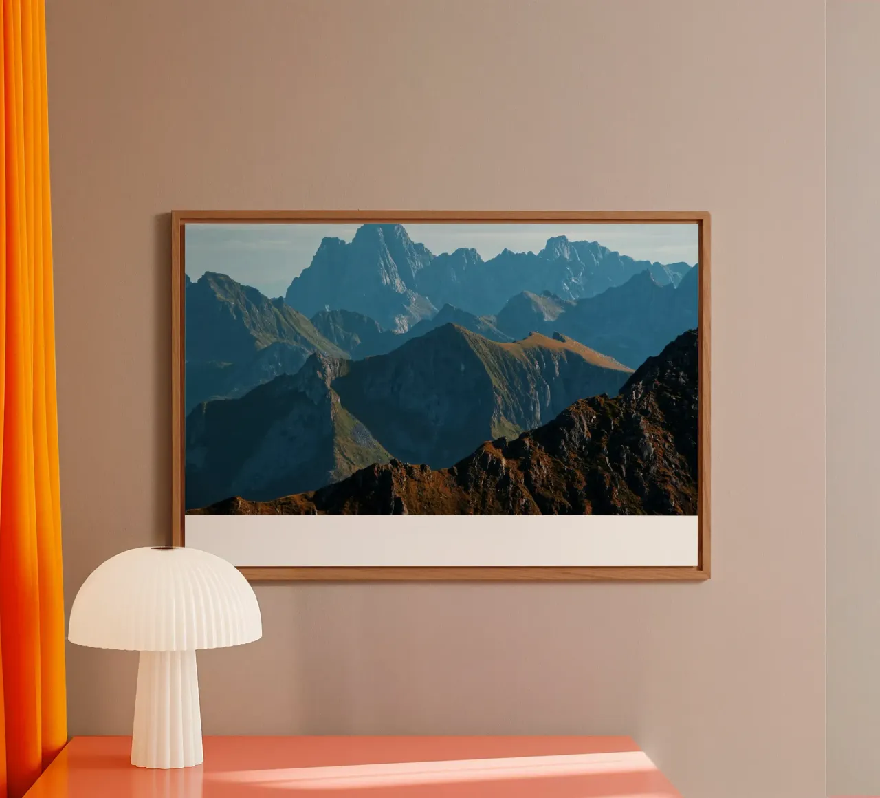 Mountain range alluminio dibond da Fjöllart