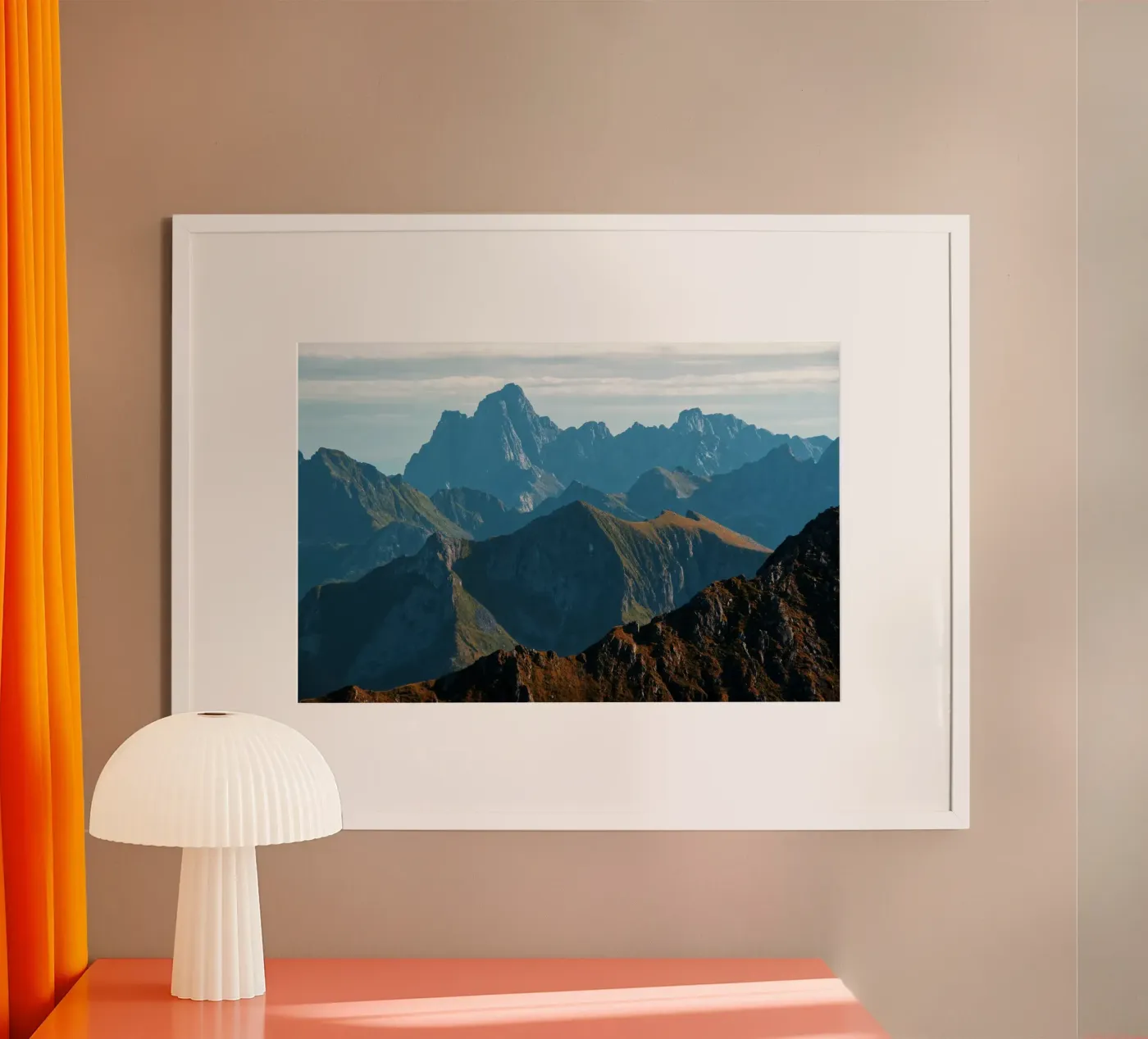 Mountain range poster da Fjöllart