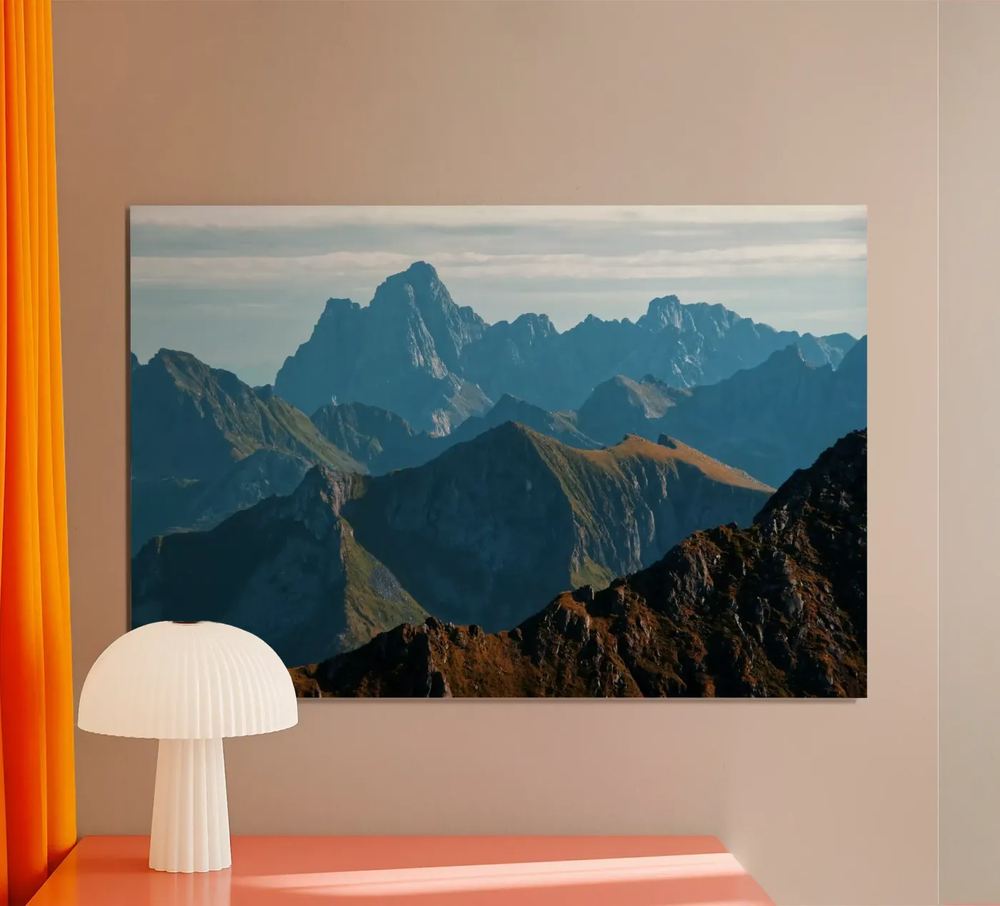 Mountain range poster da Fjöllart