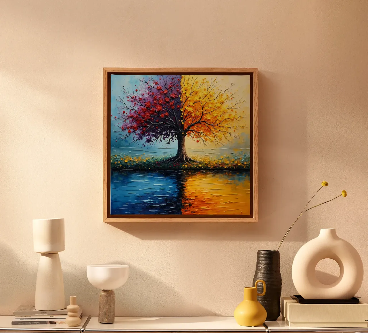 Albero, bicolore_2 tela da Farb- und Blütenzauber by LK