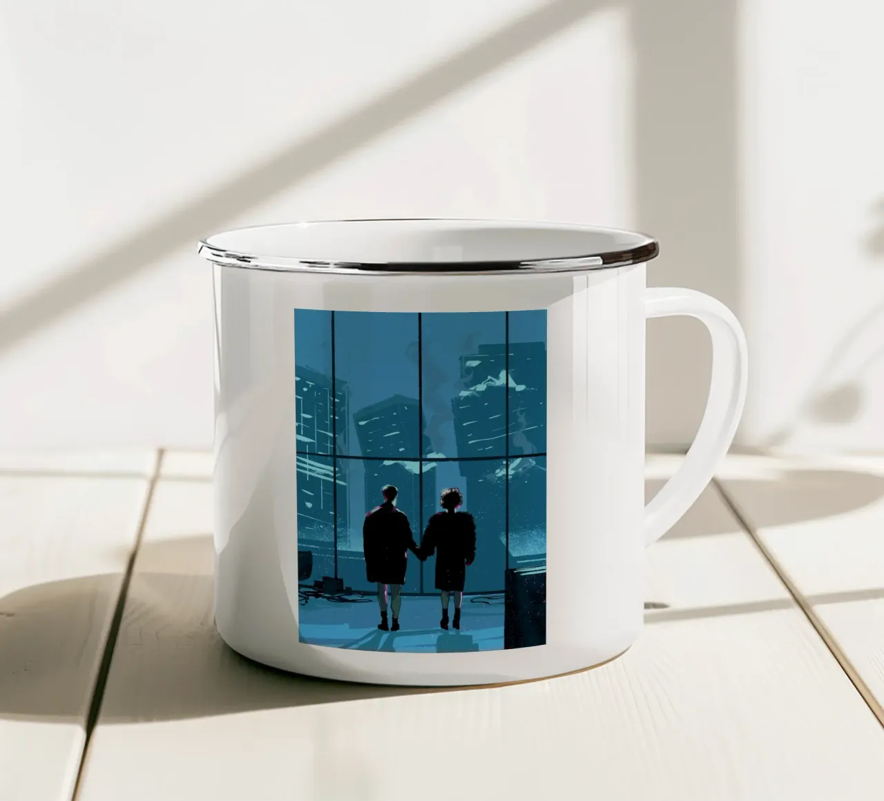 Fight Club Last Scene tazza in smalto da nabakumov