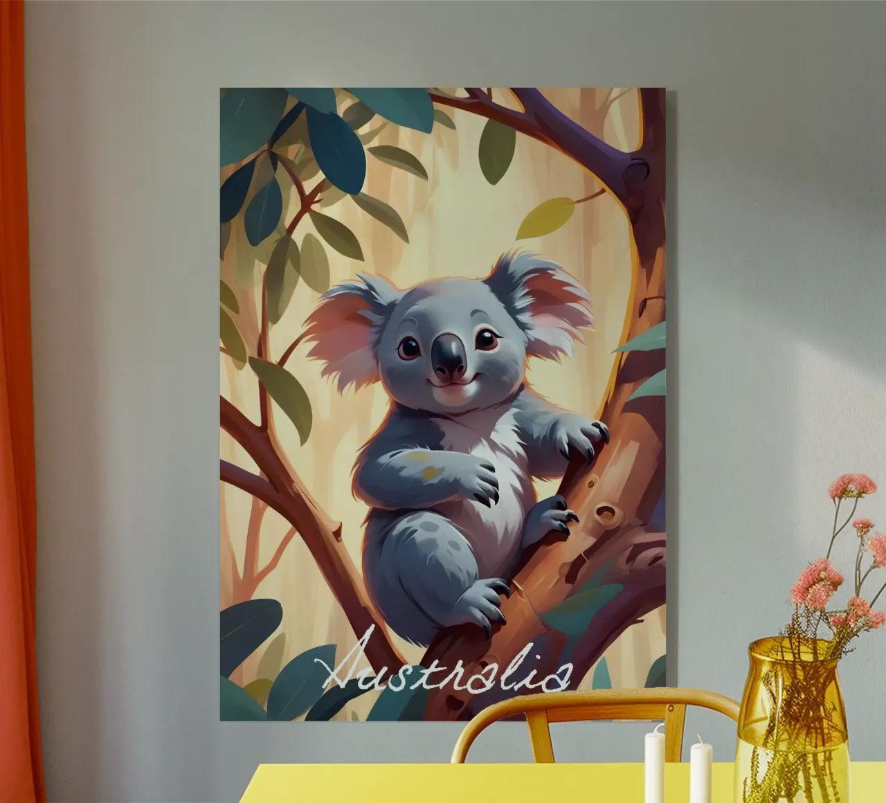Australia Koala plexiglass da Charnwood Prints