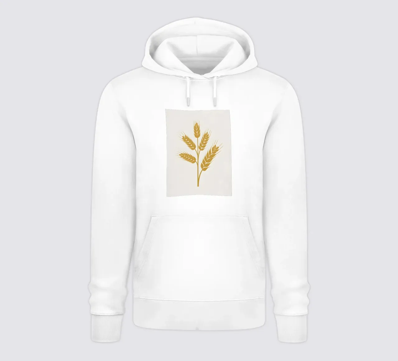 Gambo di grano felpa con cappuccio da Botanical Gallery