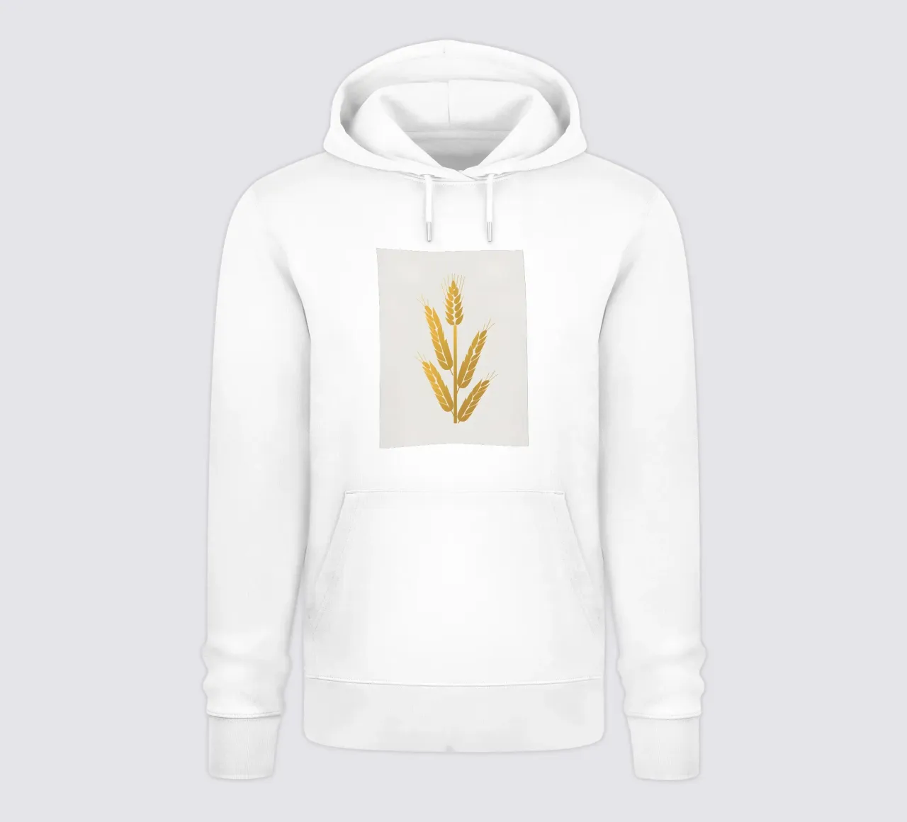 Gambo di grano felpa con cappuccio da Botanical Gallery