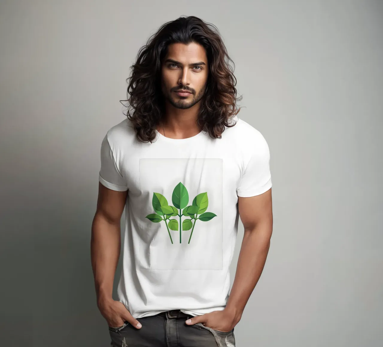 Ramo del timo t-shirt da Botanical Gallery