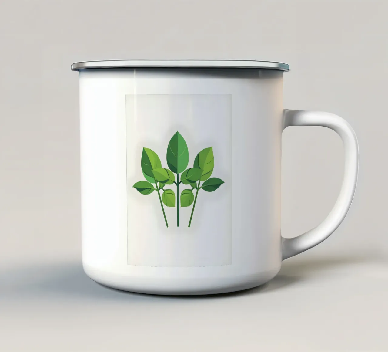 Ramo del timo tazza in smalto da Botanical Gallery