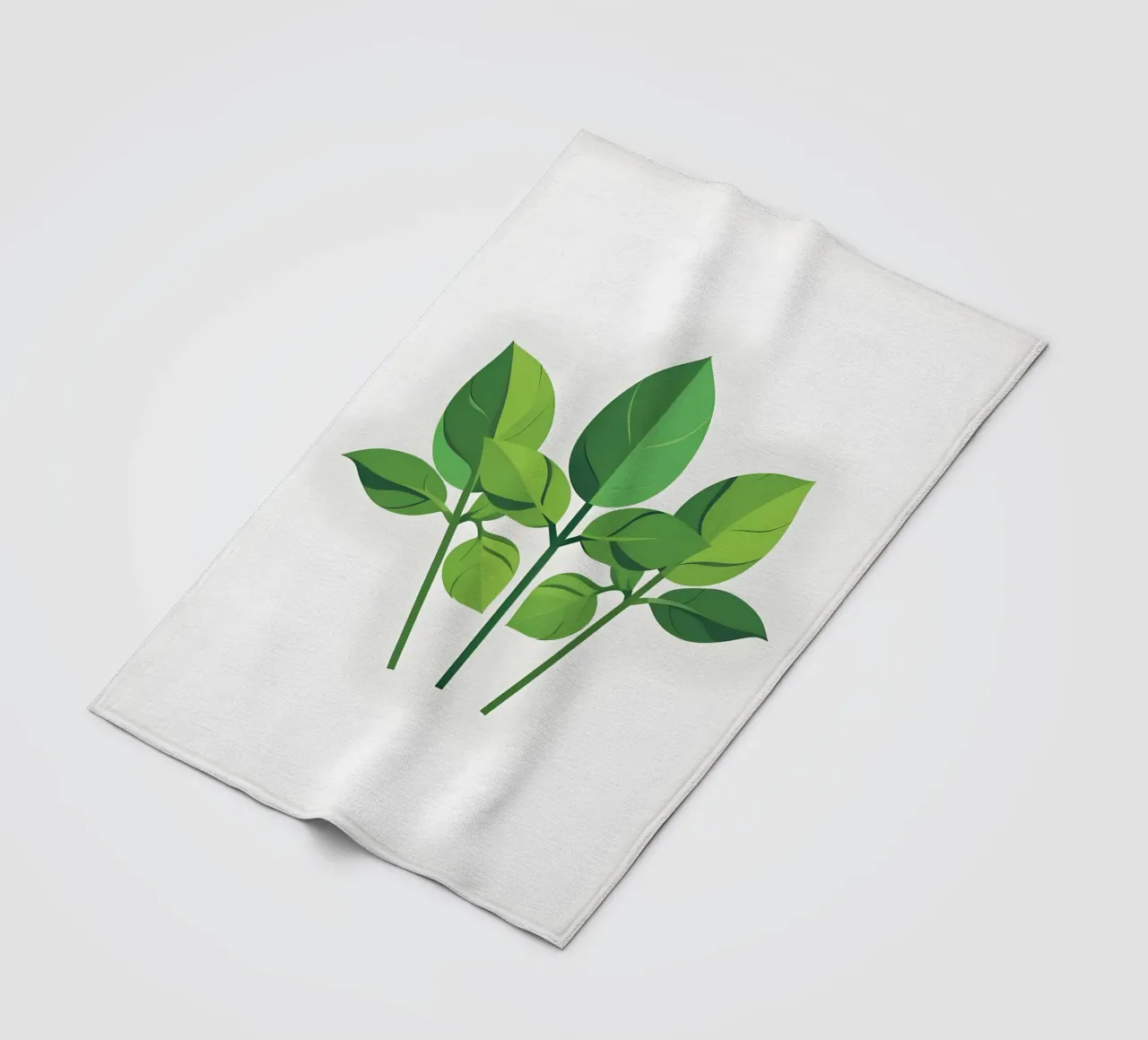 Thymianzweig Fleecedecke von Botanical Gallery