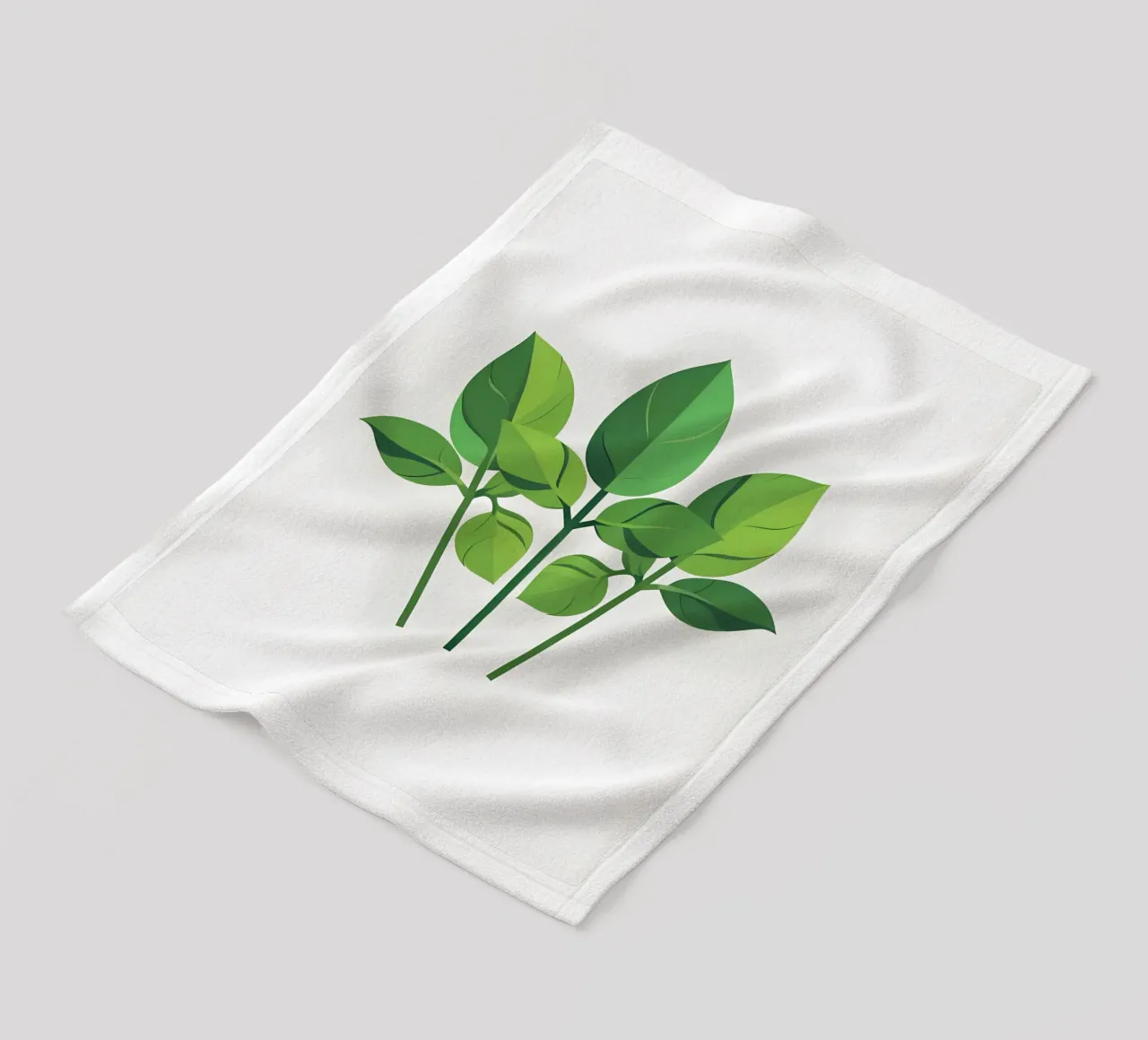 Thymianzweig Fleecedecke von Botanical Gallery