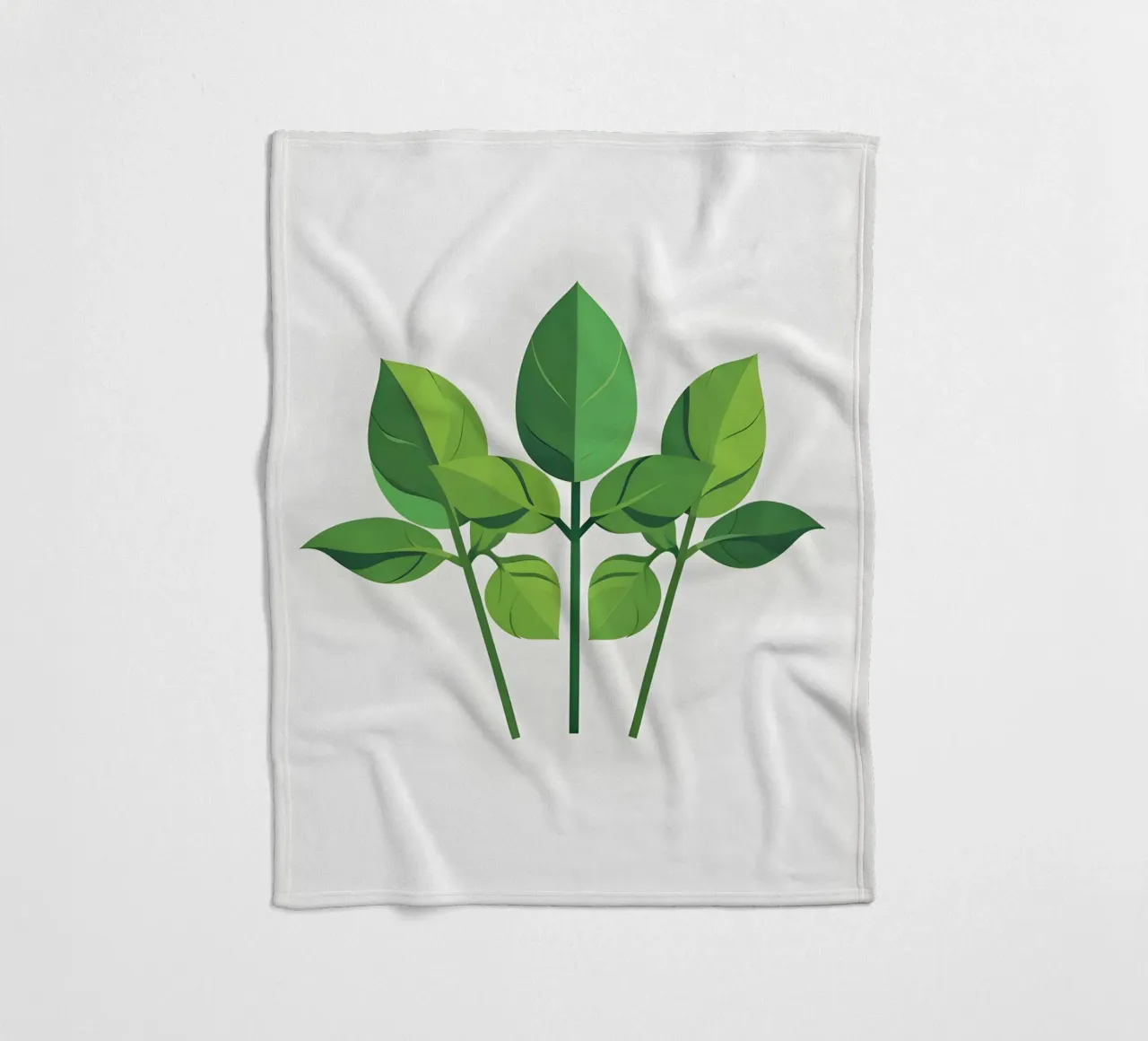Thymianzweig Fleecedecke von Botanical Gallery