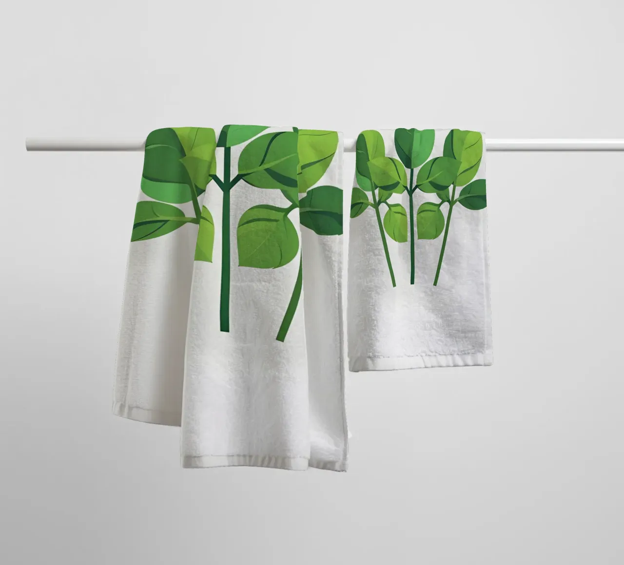 Thymianzweig Handtuch von Botanical Gallery